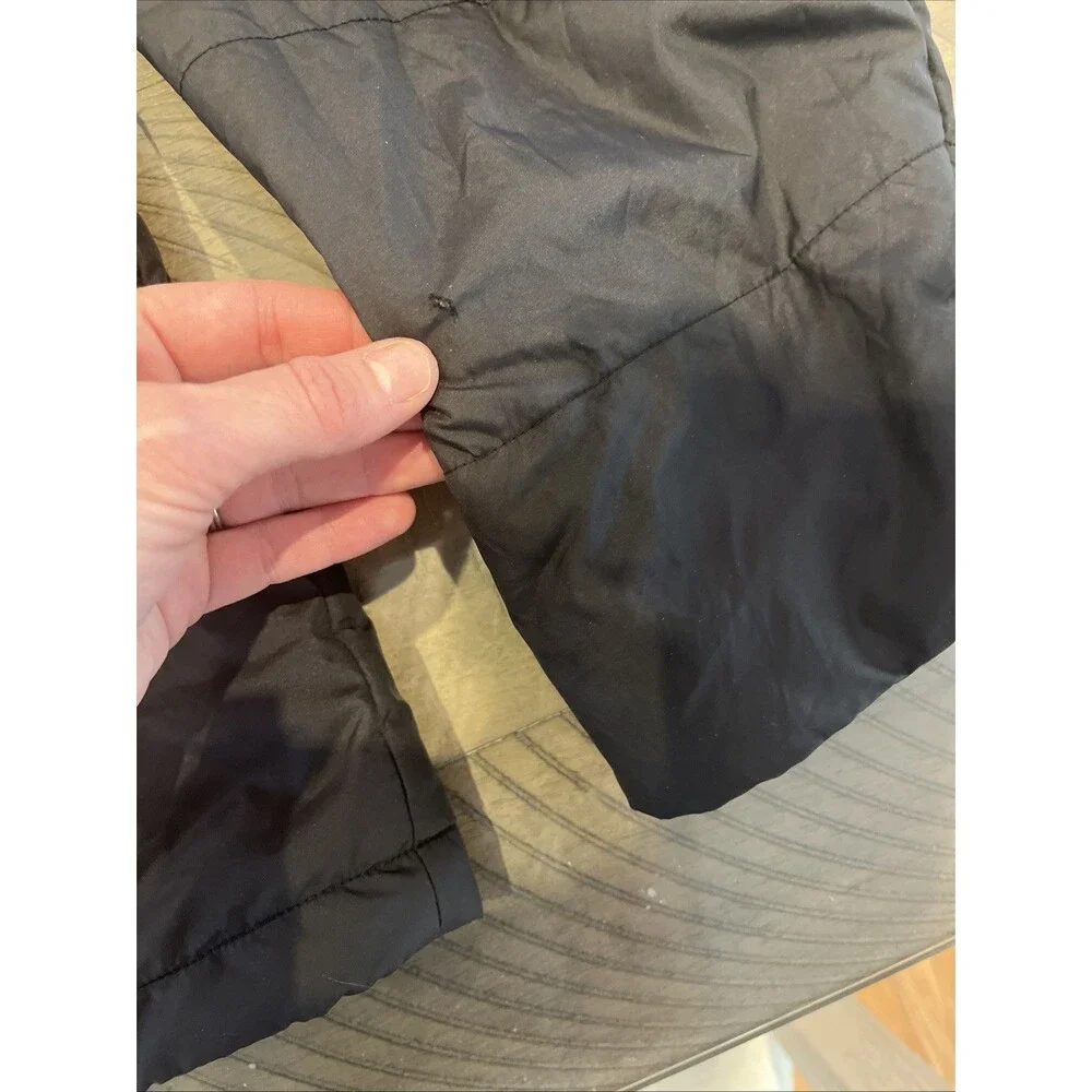 The North Face Coat Men XXL 2XL Black Puffer Jacket Full Zip Lightweight Winter